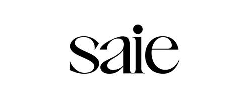 Saie logo - Cosmetics brand example in Madgicx Labs Meta ads research