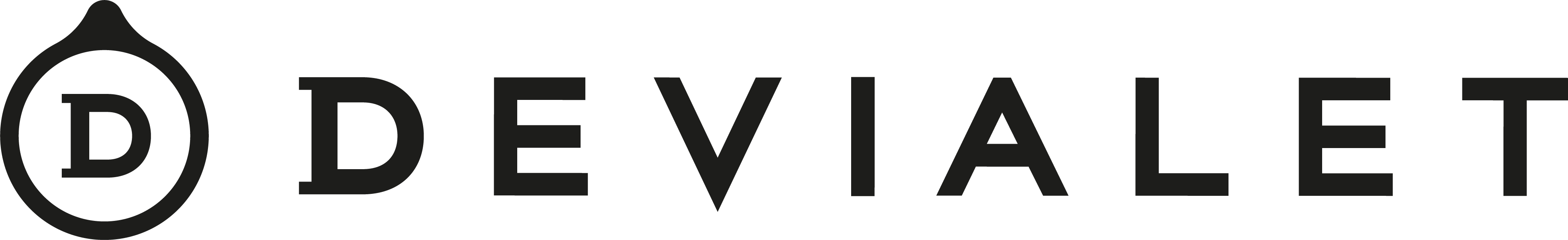Devialet logo - Audio brand example in Madgicx Labs Meta ads research