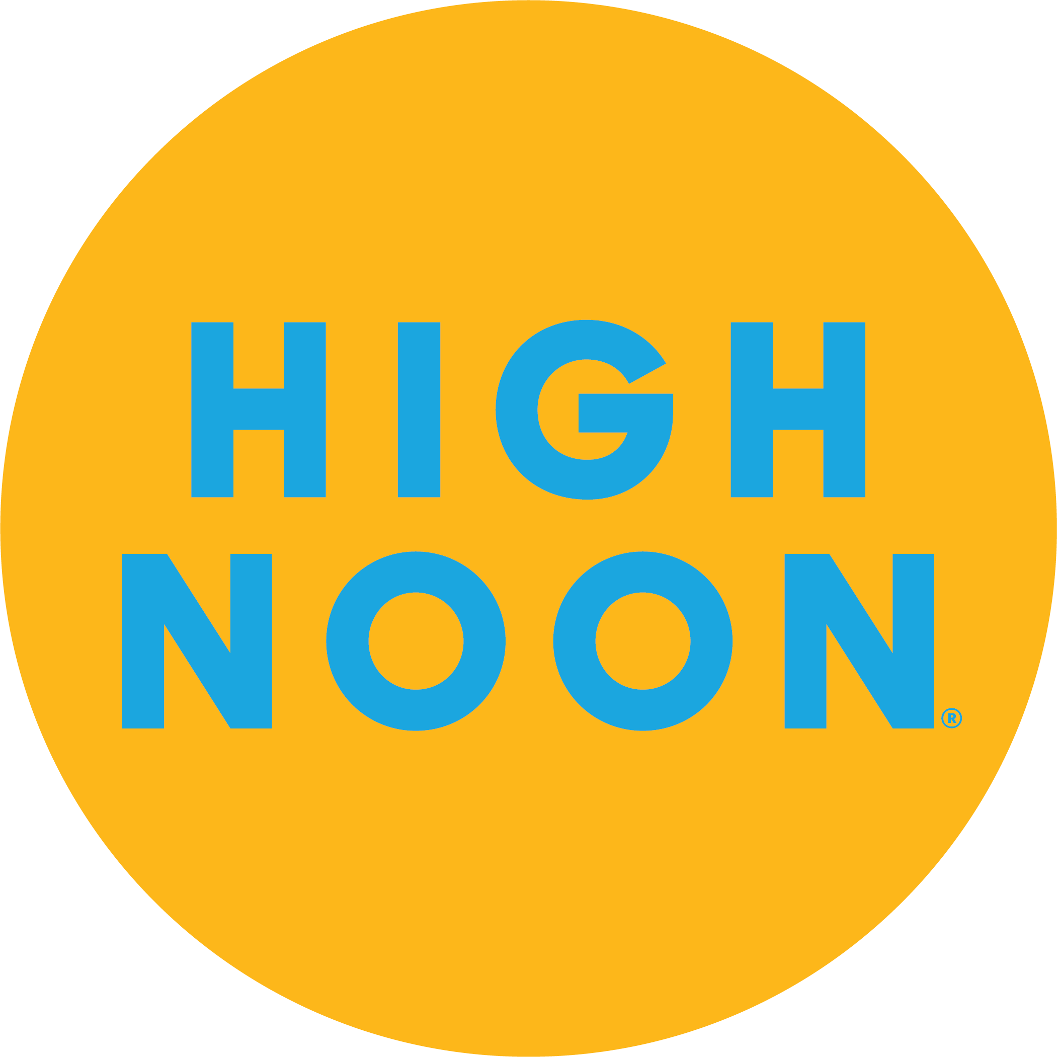 High Noon logo - Hard seltzer brand example in Madgicx Labs Meta ads research