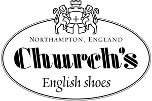 Church's logo — footwear shoes public brand example in Madgicx Labs research