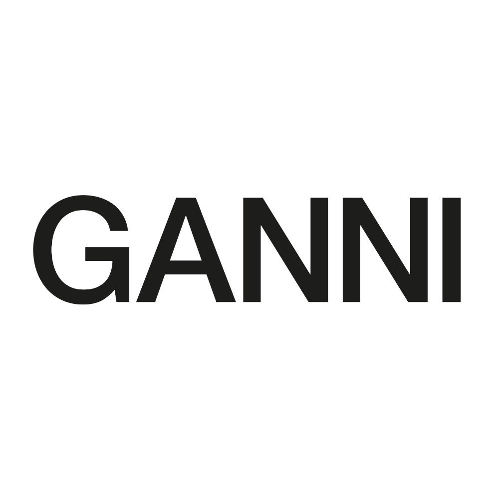GANNI logo — footwear shoes public brand example in Madgicx Labs research