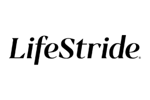 LifeStride logo — footwear shoes public brand example in Madgicx Labs research
