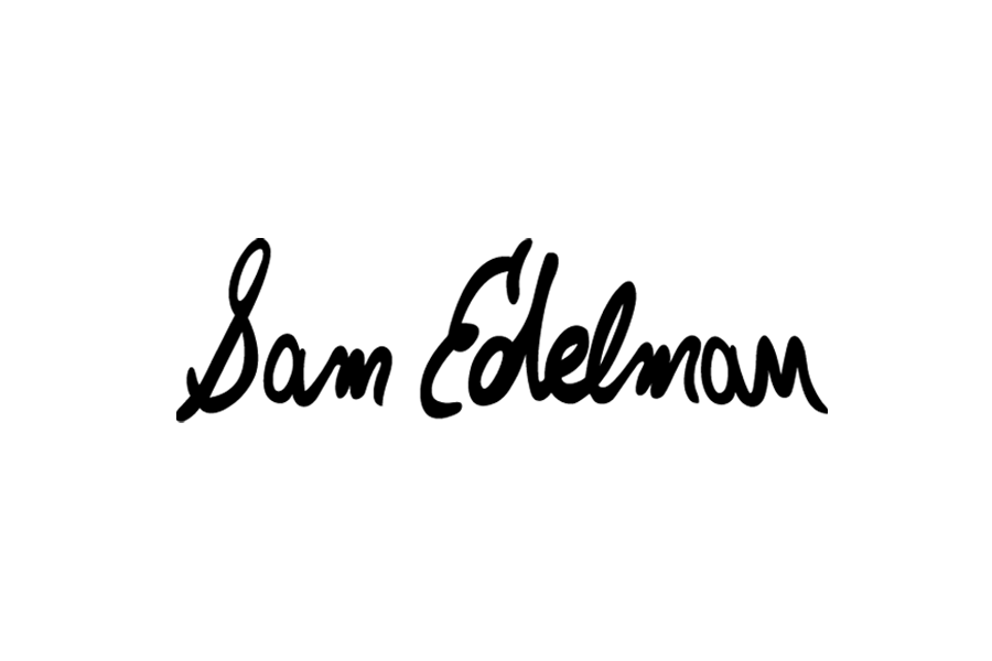 Sam Edelman logo — footwear shoes public brand example in Madgicx Labs research