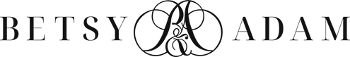 Betsy & Adam logo — formal occasion wear public brand example in Madgicx Labs research