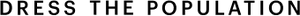 Dress the Population logo — formal occasion wear public brand example in Madgicx Labs research