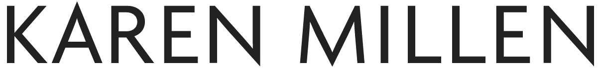 Karen Millen logo — formal occasion wear public brand example in Madgicx Labs research