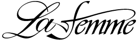 La Femme logo — formal occasion wear public brand example in Madgicx Labs research