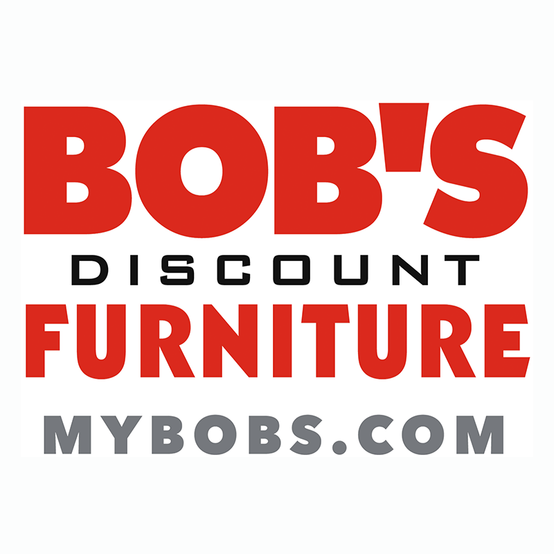 Bob's Discount Furniture logo - Furniture retail brand example in Madgicx Labs Meta ads research