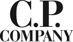 C.P. Company logo — mens apparel public brand example in Madgicx Labs research