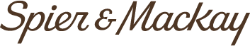 Spier & Mackay logo — mens apparel public brand example in Madgicx Labs research