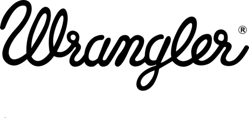 Wrangler logo — mens apparel public brand example in Madgicx Labs research