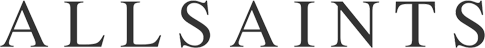 AllSaints logo — seasonal outerwear public brand example in Madgicx Labs research