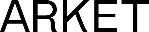 Arket logo — seasonal outerwear public brand example in Madgicx Labs research