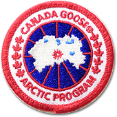 Canada Goose logo — seasonal outerwear public brand example in Madgicx Labs research