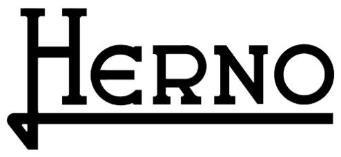 Herno logo — seasonal outerwear public brand example in Madgicx Labs research