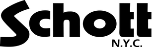 Schott NYC logo — seasonal outerwear public brand example in Madgicx Labs research