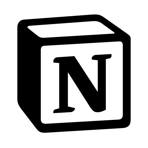 Notion logo - Collaboration brand example in Madgicx Labs Meta ads research