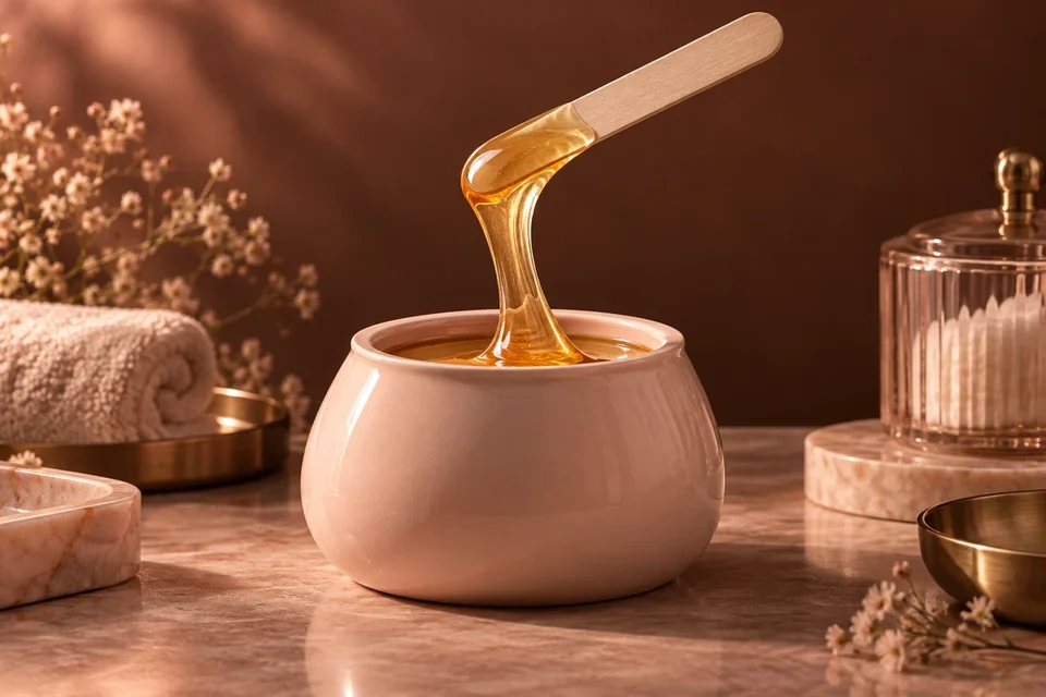 Salon wax vessel and waxing spatula - Beauty & Personal Care Meta ads research index
