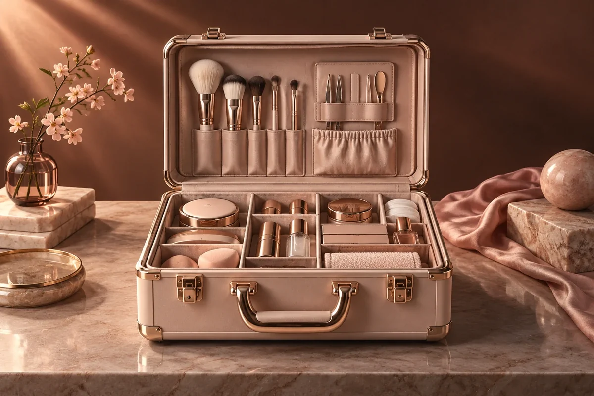 Portable professional beauty case - Mobile Beauty Services Meta ads research by Madgicx Labs
