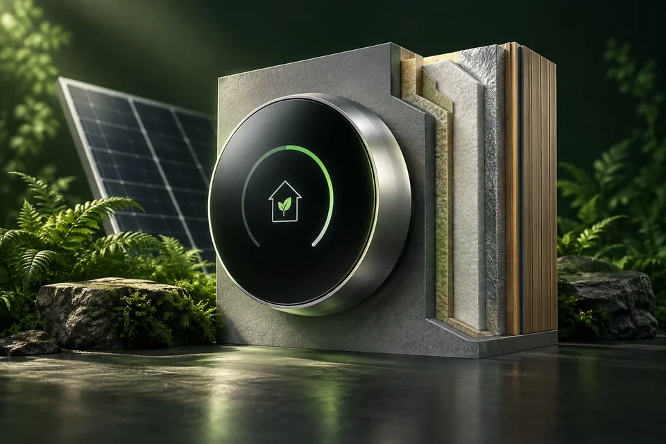 Smart thermostat and insulation layers - Renewable Energy & Clean Tech Meta ads research index
