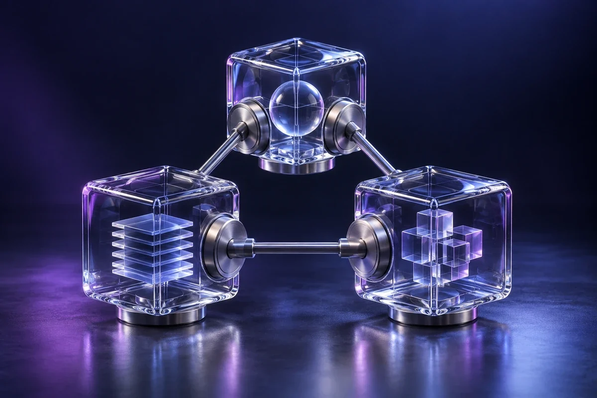 Connected glass system modules - System Integration Services Meta ads research by Madgicx Labs